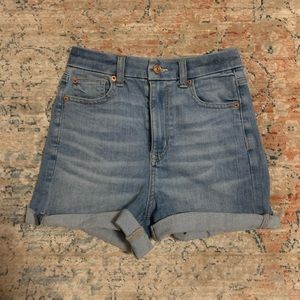 American Eagle Curvy Super High Waisted Shorts